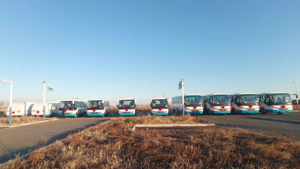 交车！rb88随行版考试车批量交付吉林省白城市公安局交管部门