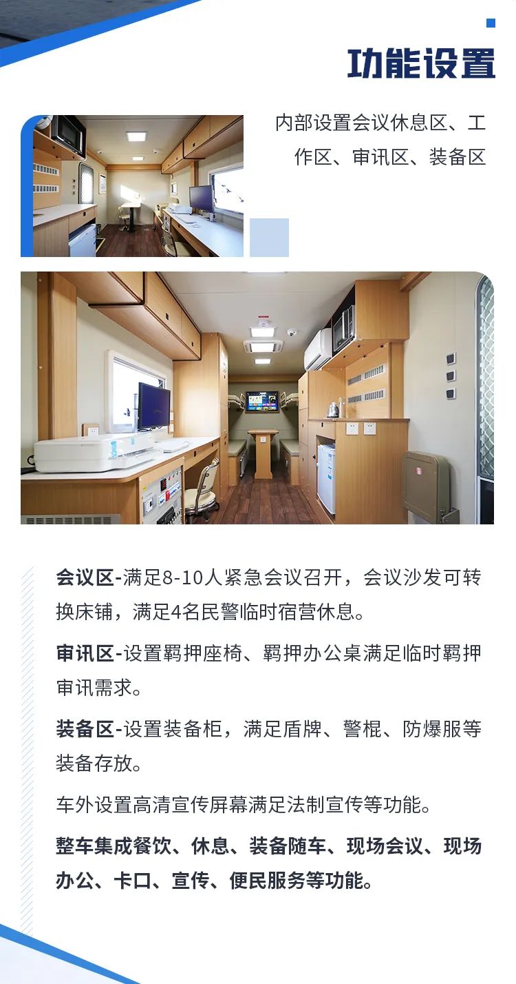 rb88随行版机动化警务方舱，助力警务保障新模式