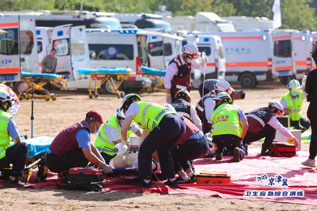 rb88随行版紧急医学救援解决方案，参演2023京津冀卫生应急综合演练！