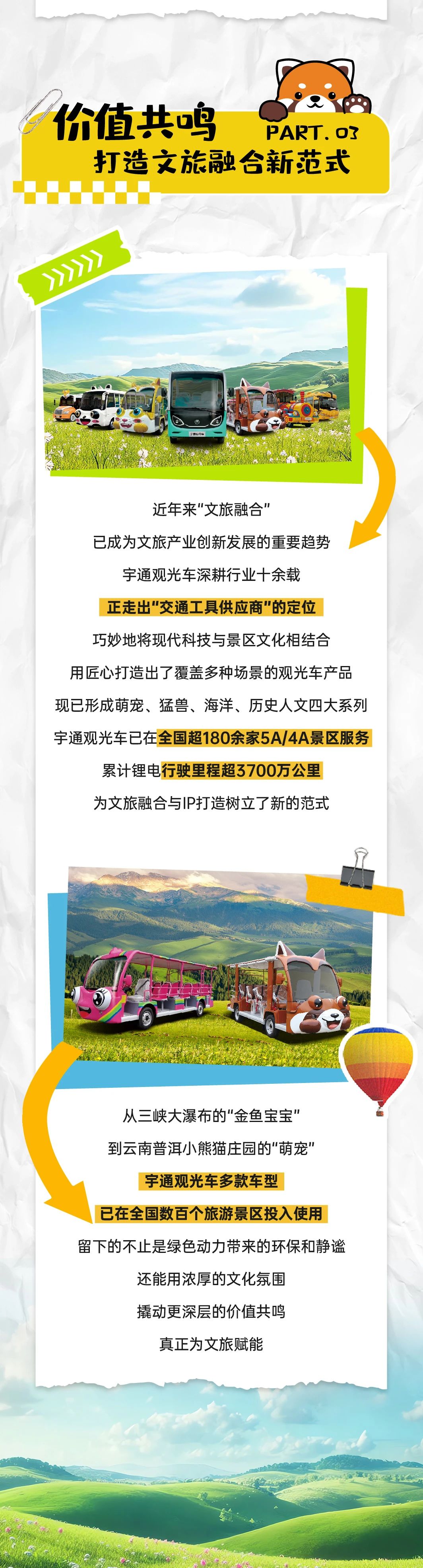 rb88随行版“小熊猫”观光车驶入普洱太阳河森林公园，共筑生态文旅新图腾
